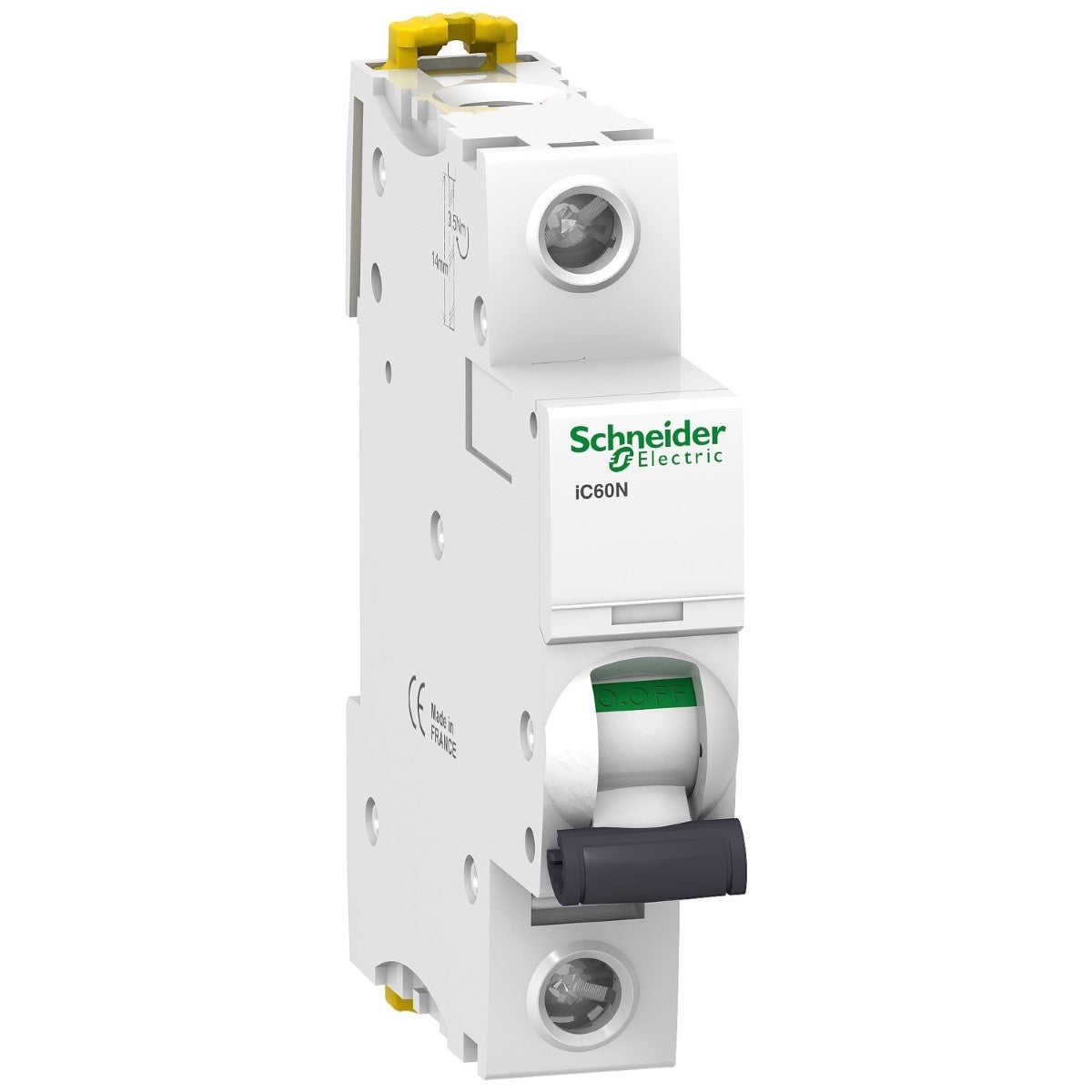 Miniature Circuit-Breaker, Acti9 Ic60N, 1P, 32 A, B Curve, 6000 A (Iec 60898-1), 10 Ka (Iec 60947-2)