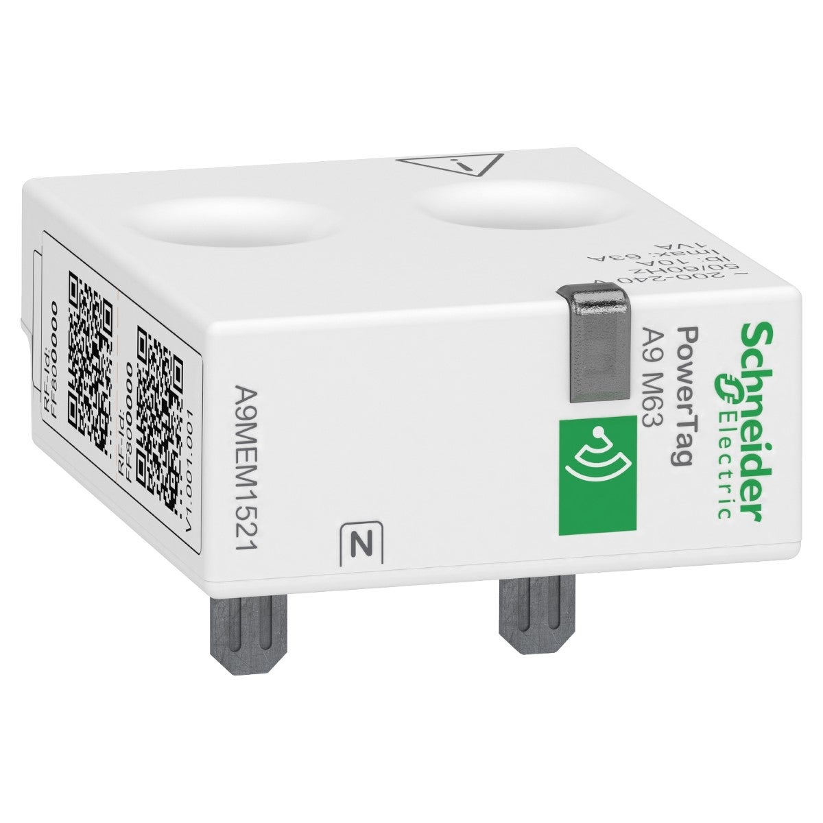 Energy Sensor, Powertag Monoconnect 63A 1P+N Top Position