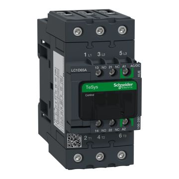 Tesys D Contactor 3P 65A Ac-3 Up To 440V Coil 100-250V Ac/Dc Everlink