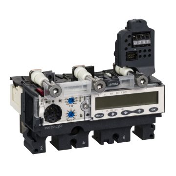 Trip Unit Micrologic 5.2 E For Compact Nsx 100/160/250 Circuit Breakers, Electronic, Rating 40A, 3 Poles 3D