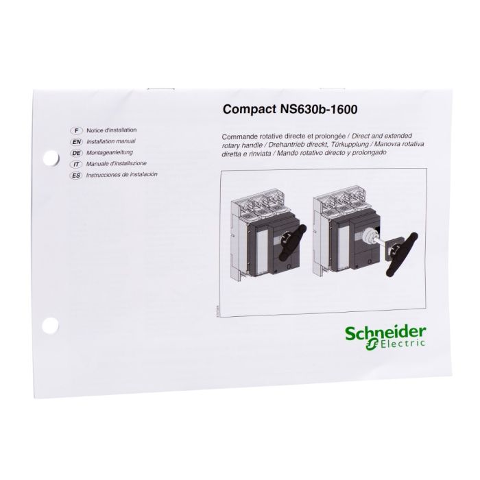 Instruction Manual - For Ns1600 Rotary Handle And Accessories main product photo