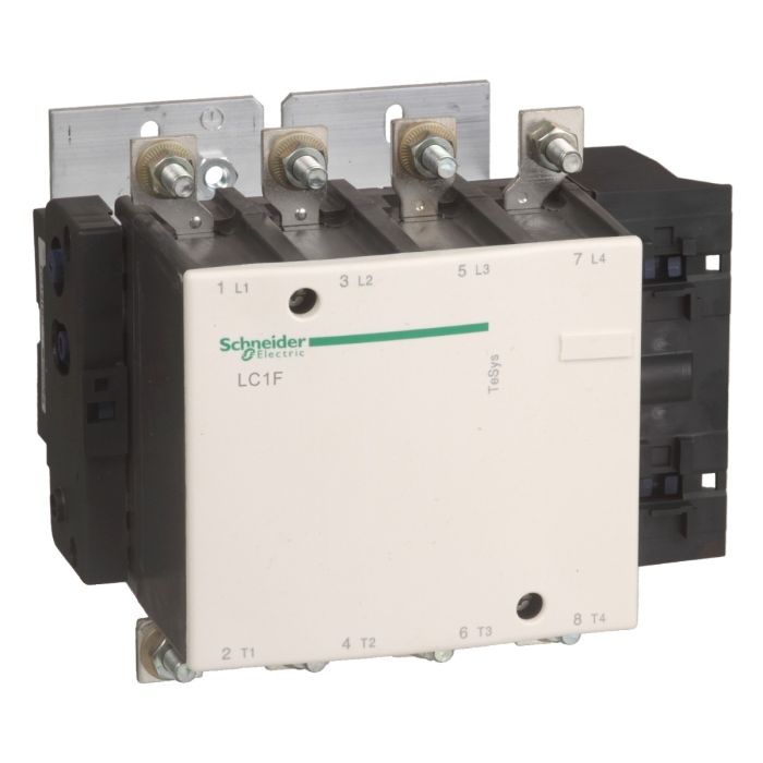 Tesys F Contactor-4P(4 No)-Ac-1 <= 440V 350A With Coil Lx1/Lx9 -24…1000V Ac 40/400Hz, Lx4 -24...460V Dc, Lxe -100...250V Ac 50/60Hz Or 100…380V Dc main product photo