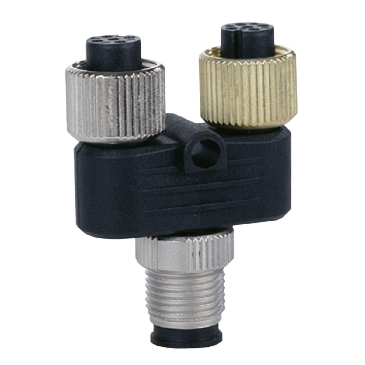 Y - Connector - 2Xm12 Connectors To 1Xm 12 Connector - For Ftb I/O Splitter Box