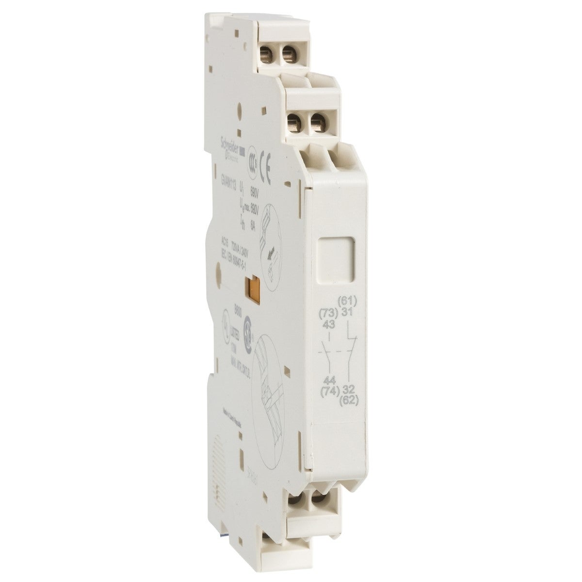 Tesys Gv2 & Gv3 - Auxiliary Contact Block - 1 No + 1 Nc