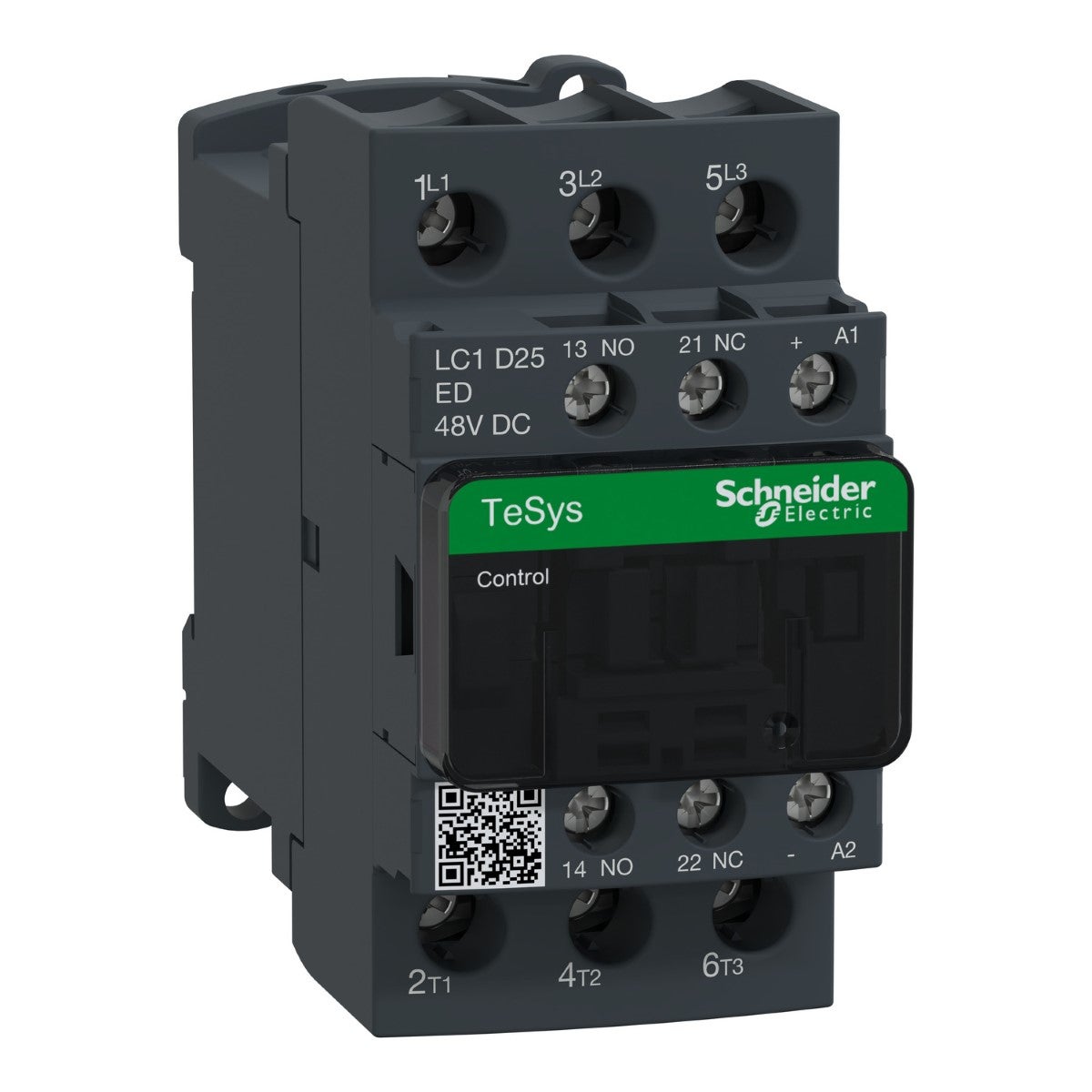 Tesys D Contactor - 3P(3 No) - Ac-3 - <= 440 V 25 A - 48 V Dc Coil