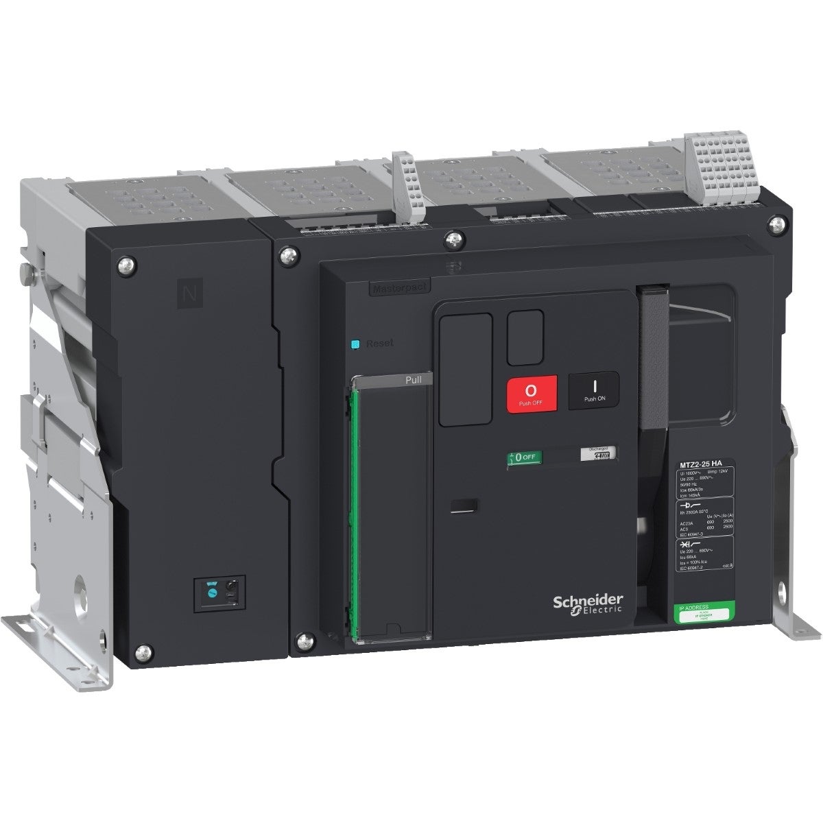 Switch Disconnector Masterpact Mtz2 25 Ha, 2500 A, 4 Poles, Fixed