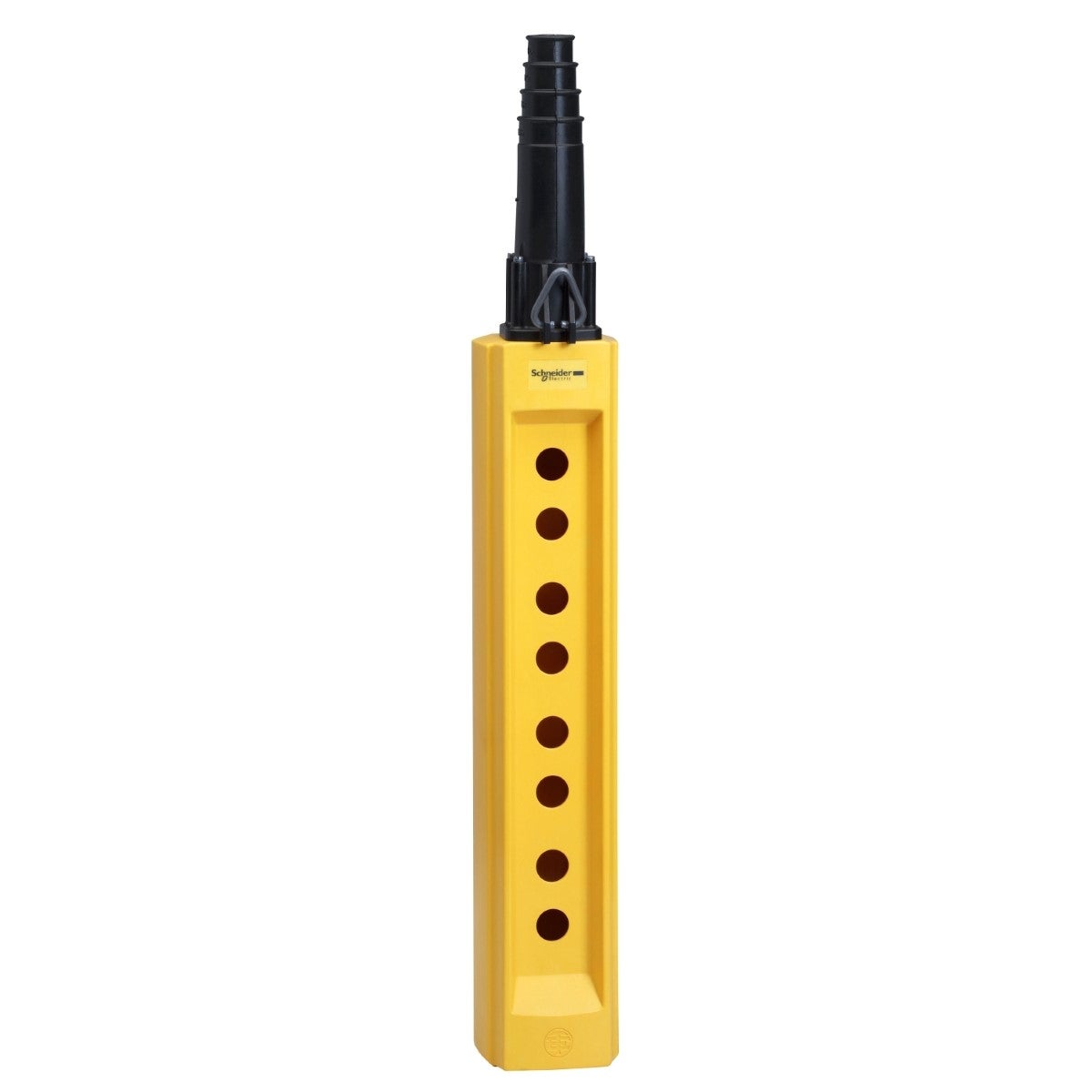 Harmony Xac, Empty Pendant Control Station, Plastic, Yellow, 8 Cut-Outs, For Cable Ø 10…22 Mm