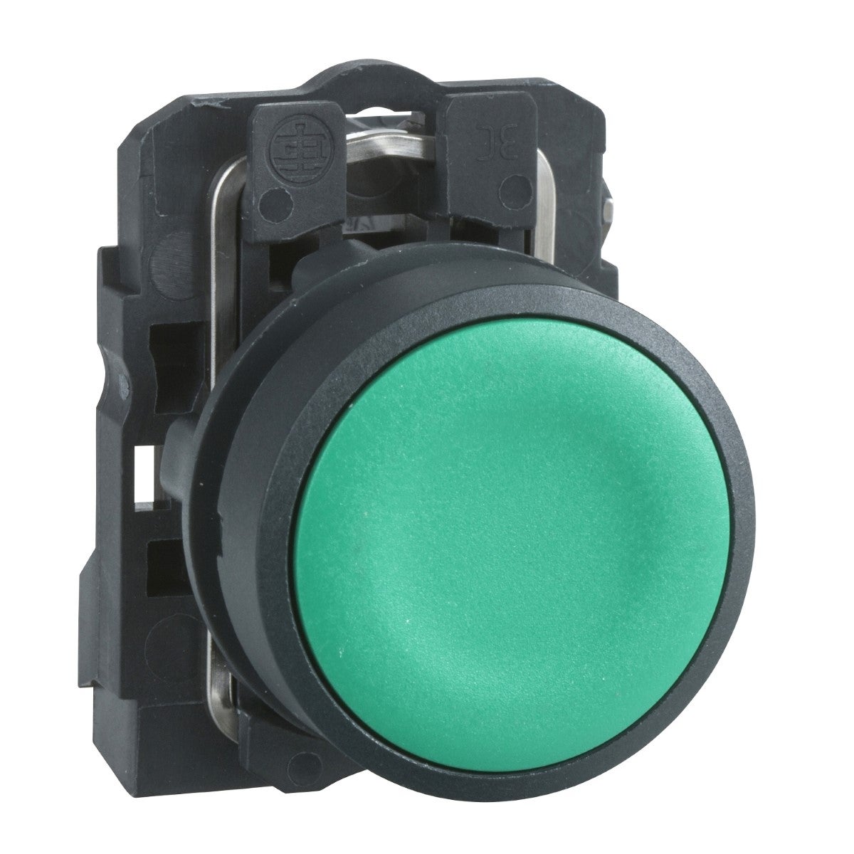 Push Button, Harmony Xb5, Green Flush Pushbutton 1 No Spring Return
