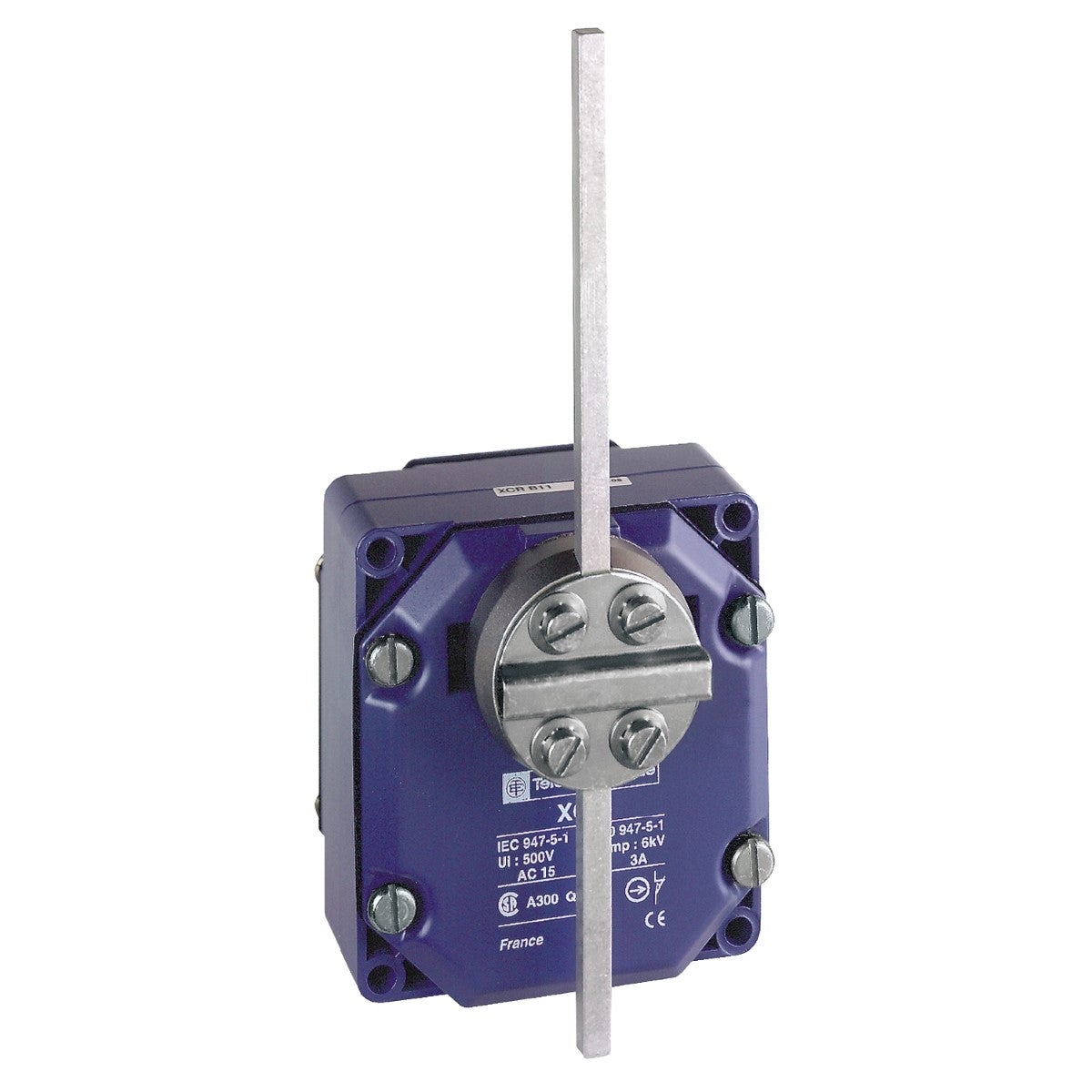 Limit Switch, Limit Switches Xc Standard, Xcr, Metal Spring Return Rod Lever Square Rod 6 Mm, 2X(1Nc+No)
