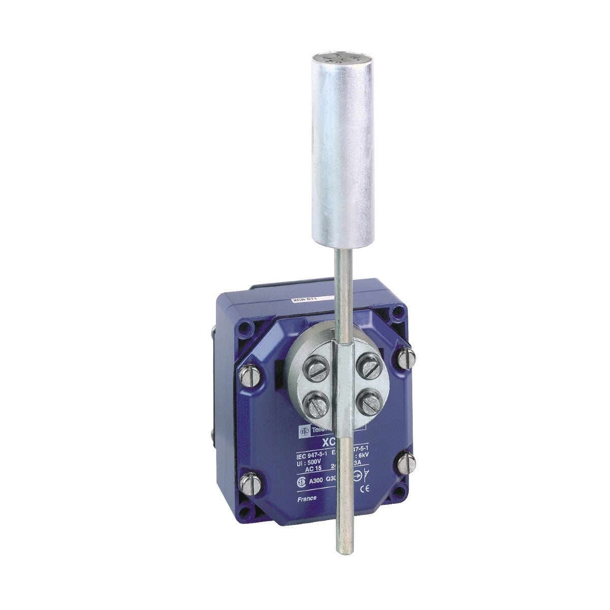 Limit Switch, Limit Switches Xc Standard, Xcrt, Metal Enclosure Zinc Plated Steel Roller With Lever, 2C/O