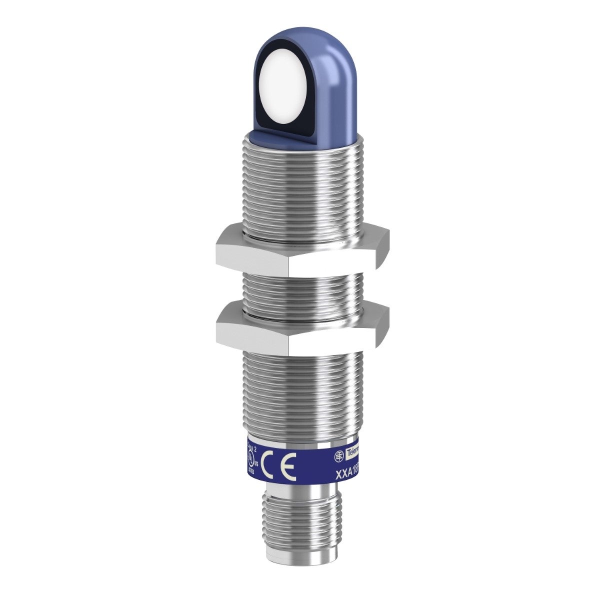 Ultrasonic Sensors Xx, Ultrasonic Sensor Cyl. 90 Deg M18, Sn=1 M, Analog 0 10 V, Sync, Connector M12