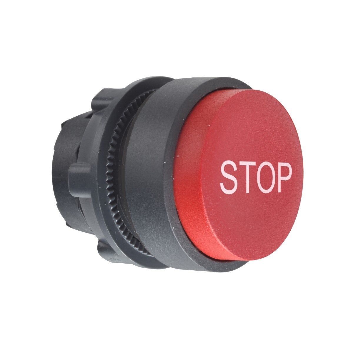 Harmony Xb5, Projecting Push Button Head Ø40, Plastic, Red, Ø22, Spring Return, Marked Stop