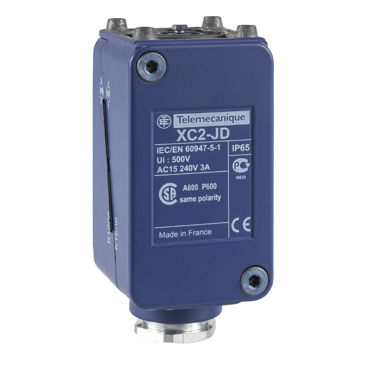 Limit Switch Body Part With Contact, Limit Switches Xc Standard, 2 C/O, Snap Action