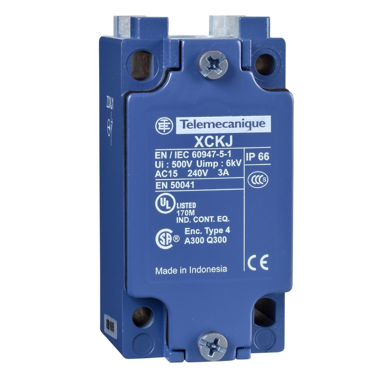 Limit Switch Body, Limit Switches Xc Standard, Zckj, Fixed, W/O Display, 2 No, Slow Break, Pg13