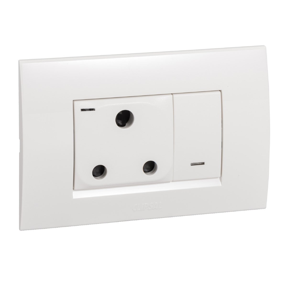16 Amp Switched Socket Outlet-Horizontal Mount(100Mm X 50Mm) - White